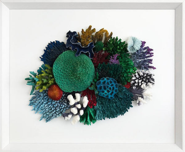 Natural Coral Reef Scene Wall Art